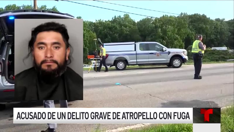 Hispano acusado de delito grave de atropello con fuga en Greenville con resultado de muerte....
