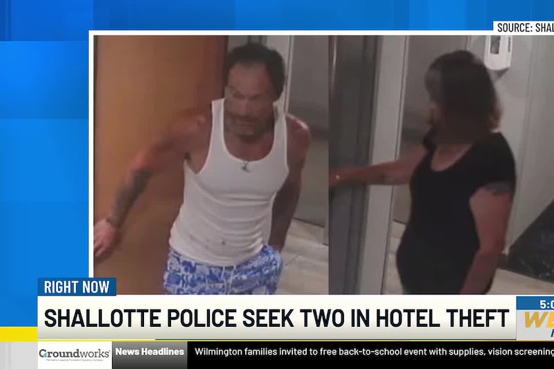 Shallotte police release images of two people wanted for questioning in theft investigation