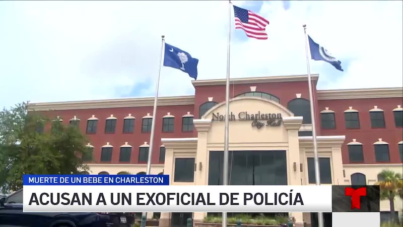 Acusan a exoficial de policía tras la muerte de un bebé en Charleston. Carolina del Sur.