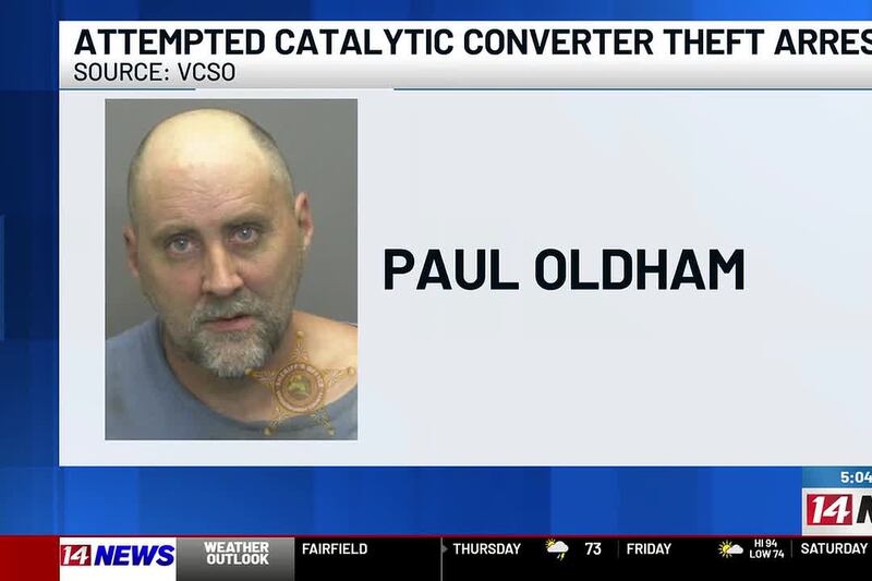 AAA Auto Parts employee arrested on theft charge after 12 catalytic converters found outside