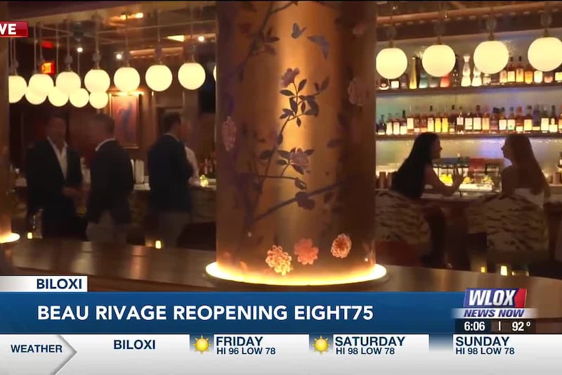 HAPPENING NOW: EIGHT75 lounge reopens at Beau Rivage after 4 months, multimillion-dollar renovation