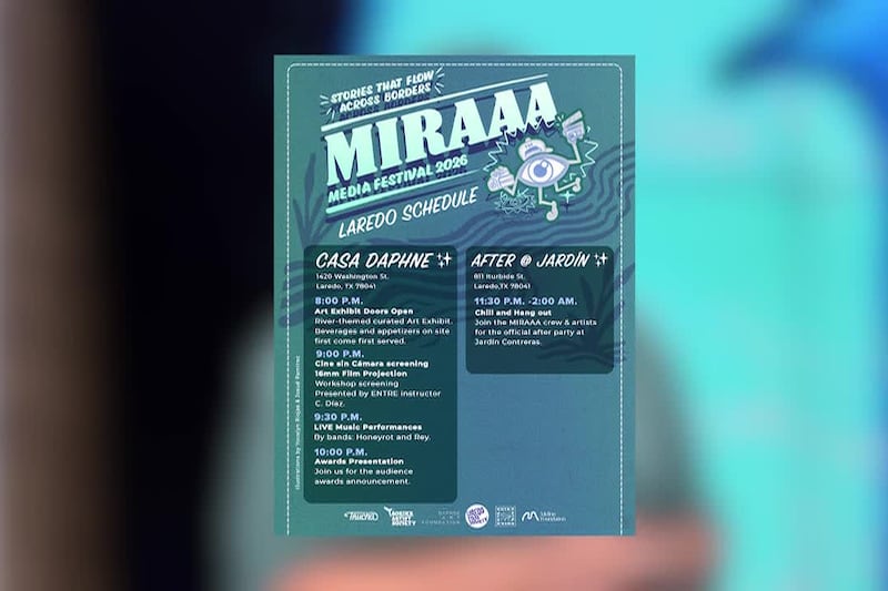 Arte en la Frontera: El Festival "Miraaa" llega a Laredo