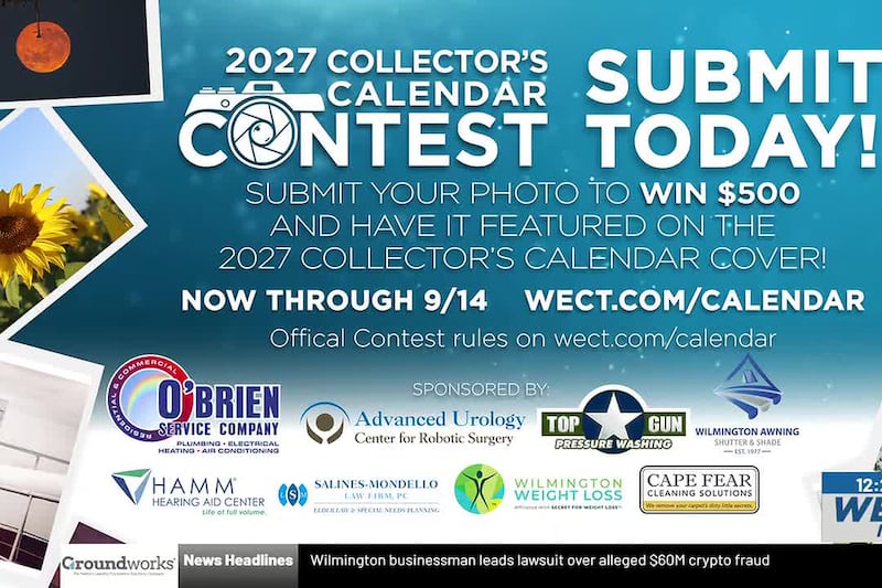 Submissions now open for the 2027 WECT Collector’s Calendar