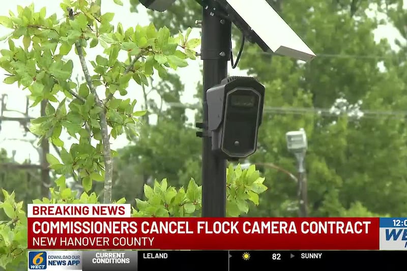 New Hanover County pulls plug on Flock camera contract