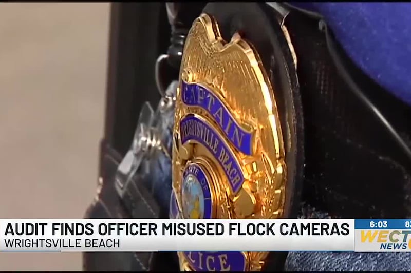 Wrightsville Beach officer no longer employed over Flock camera violation