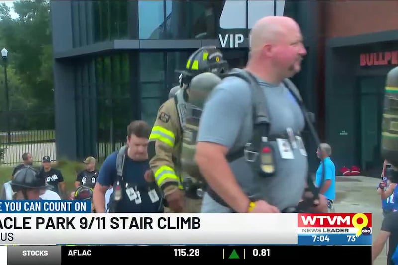Columbus firefighters, community mark 9/11 anniversary with memorial stair climb
