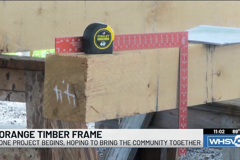 Craftspeople help build Orange Baptist Church pavilion