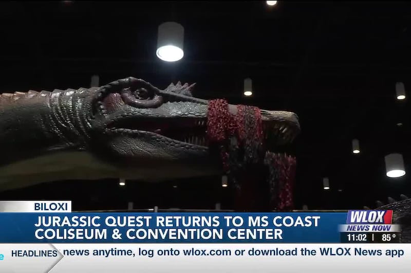 Jurassic Quest takes over the Coast Coliseum