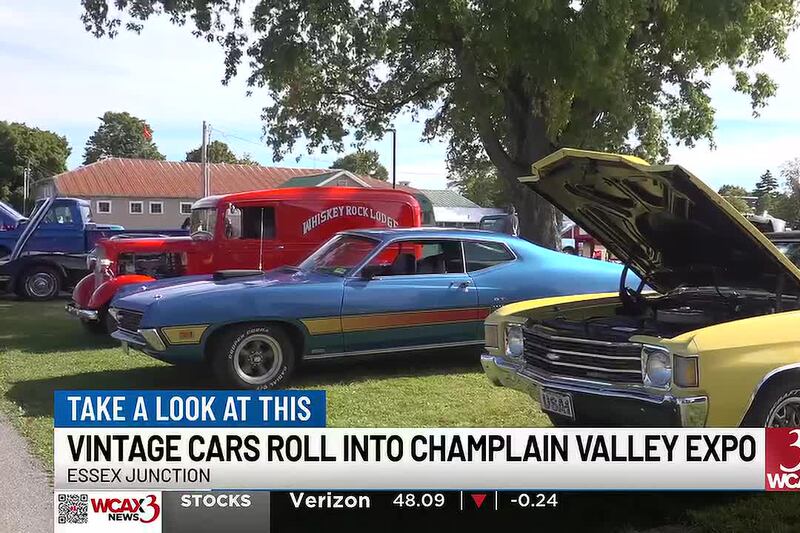 Vintage cars roll into Champlain Valley Expo
