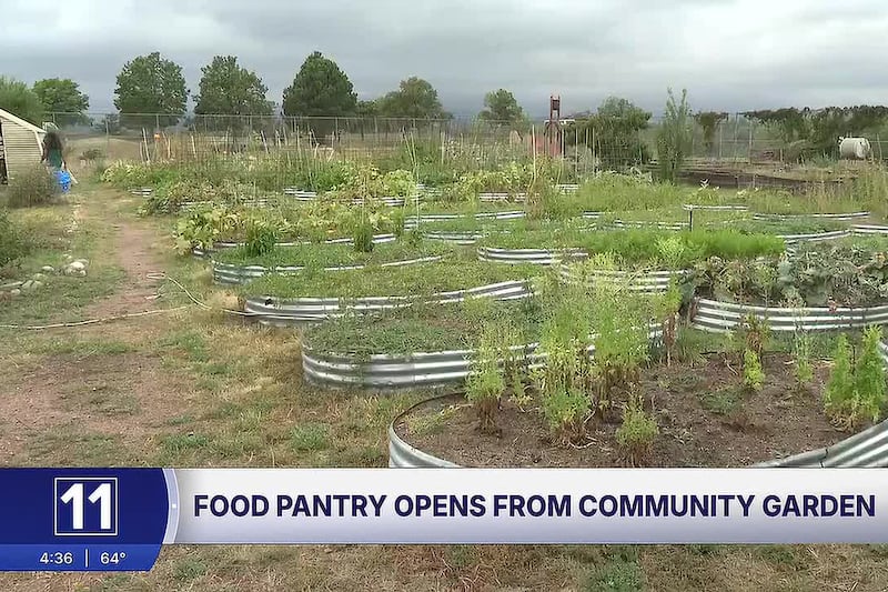 Colorado Springs middle school celebrates new food pantry and community garden for local families
