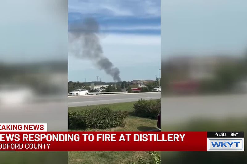 Crews responding to fire at Kentucky distillery