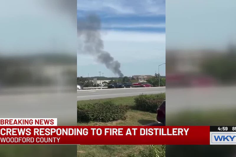 Crews responding to fire at Kentucky distillery