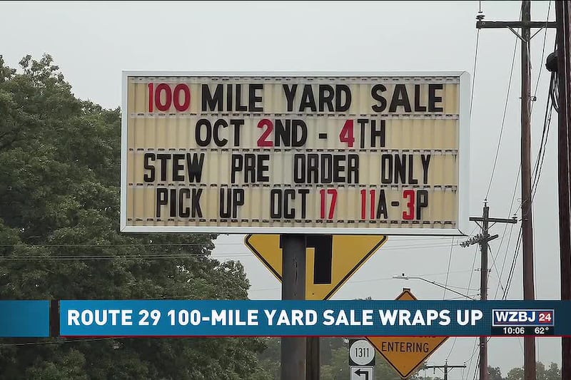 100-Mile Yard Sale Wraps Up
