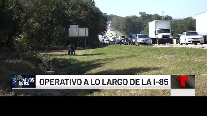 Detalles sobre el operativo a lo largo de la I-85 en el Upstate de Carolina del Sur.
