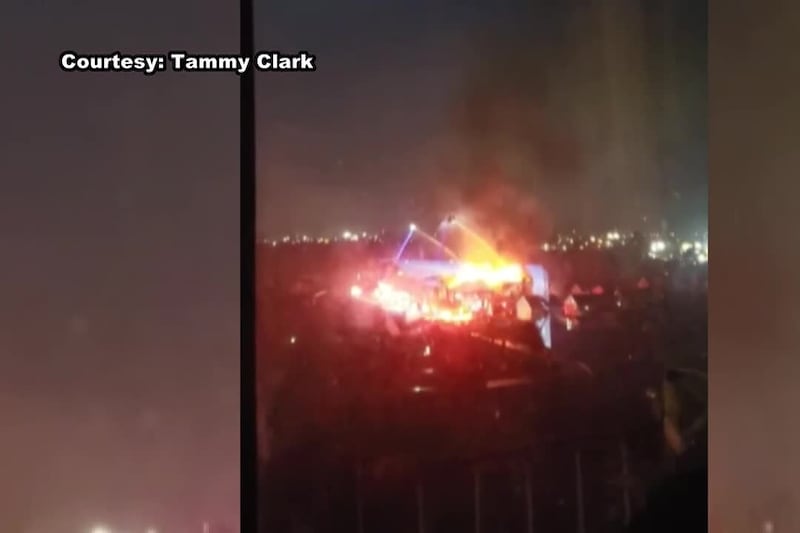 Evansville firefighters battle early morning church fire