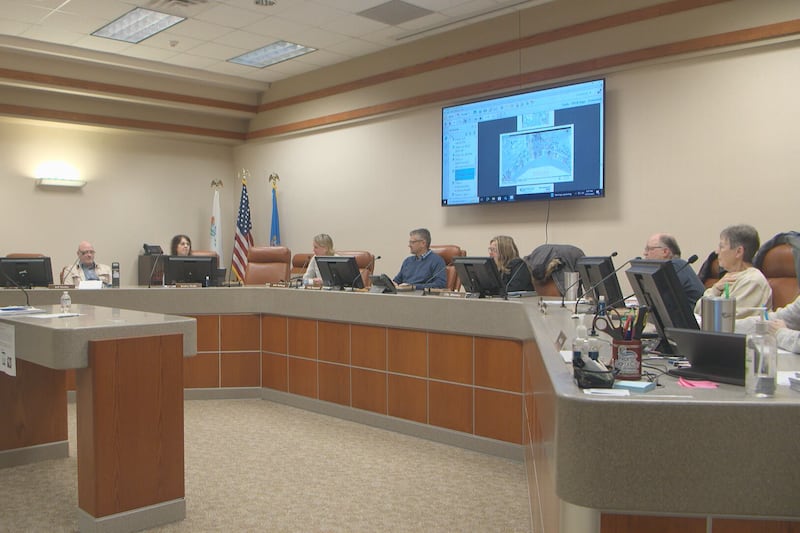 Northshore Drive reconstruction is progressing in McCook Lake, SD