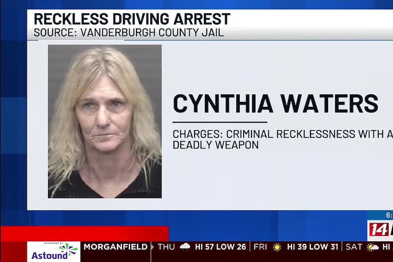 VCSO: Woman arrested for recklessly driving, nearly hitting a construction worker