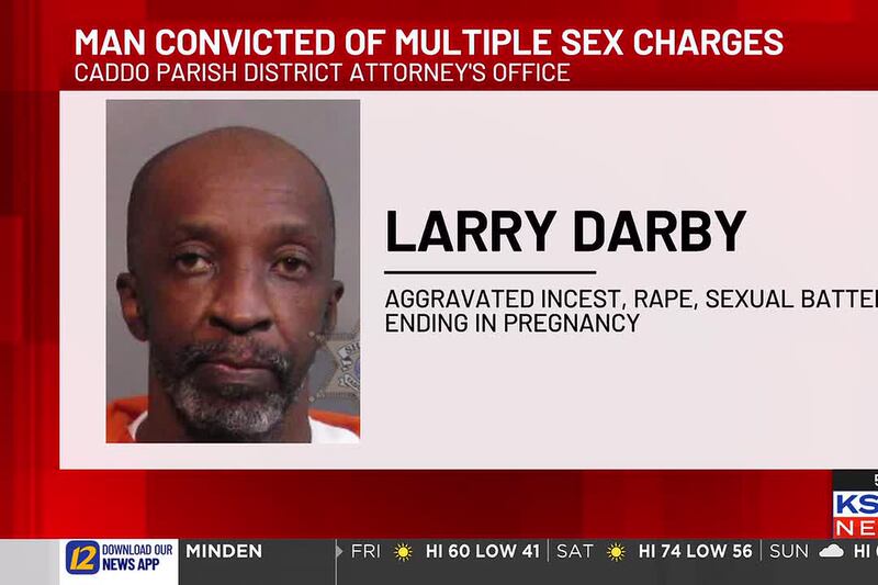 Larry Darby convicted in rape of family member, leading to pregnancy