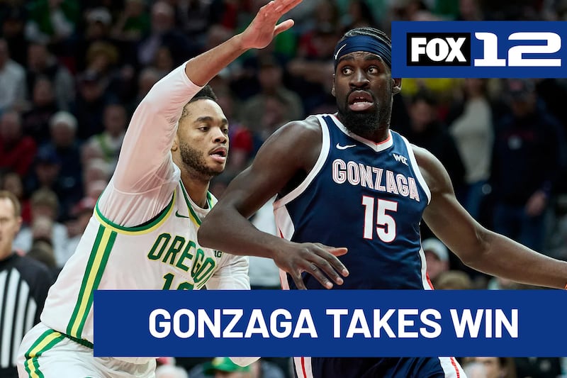 Smith, Huff help No. 7 Gonzaga beat Oregon 91-82 at Moda Center
