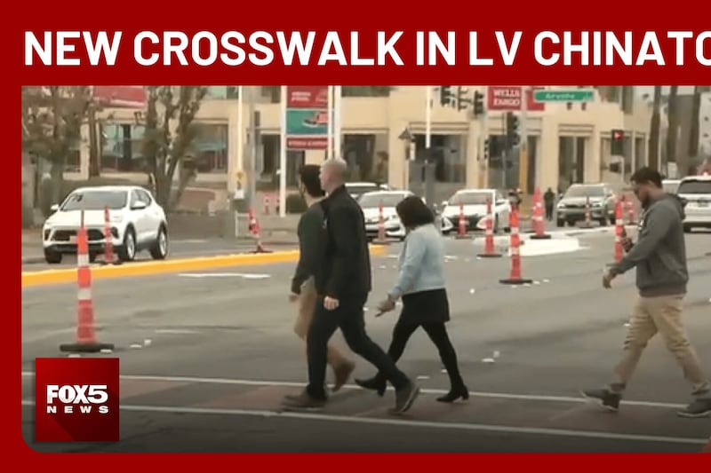 Las Vegas Chinatown crosswalk opens, more coming across corridor