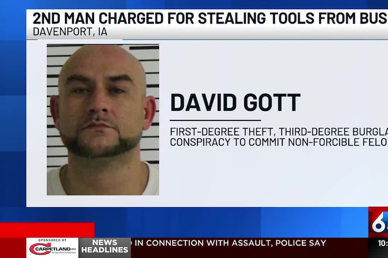 Police: Another person charged for stealing construction equipment, tools