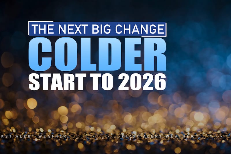 FIRST ALERT - Colder weather arrives to finish 2025